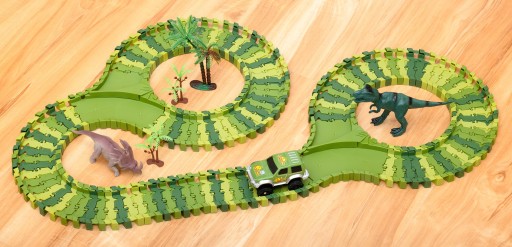 AUTOMOBIL NA AUTOTRAŤ DINOSAUR DINO PARK TRACK