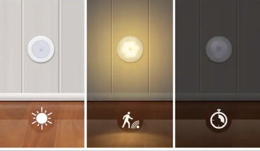 LED lampa s batériovým pohybovým senzorom - Warm Color