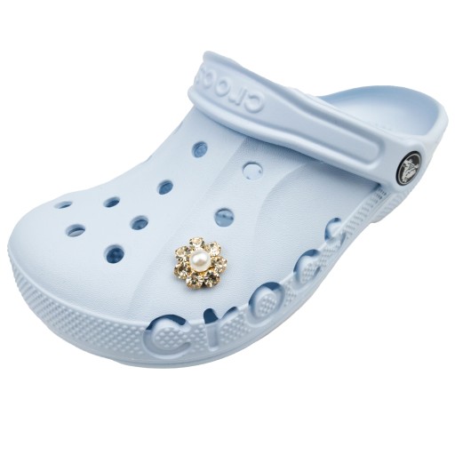 Crocs pin Perla a kamienky Kvetinový pin
