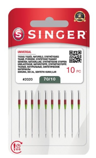 SINGER N2020 ihlice poloploché 70/10 10 ks.