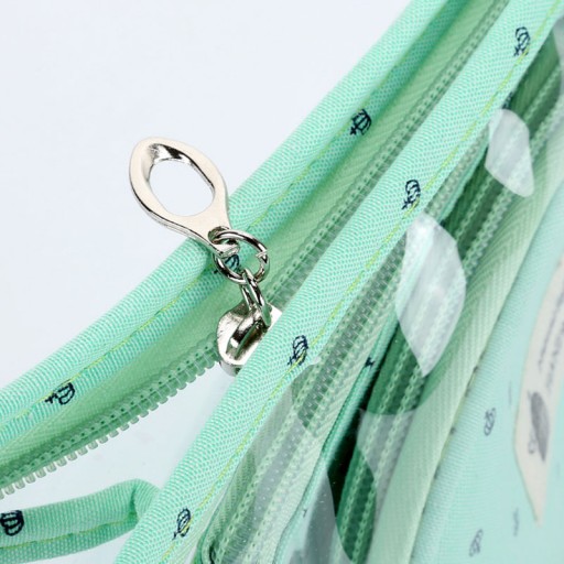 Mint Transparentná kozmetická taštička 3v1 Set
