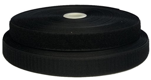 VELCRO VELCRO VELCRO PÁSKA OBOJSTRANNÁ SILNÁ ČIERNA - 25mm