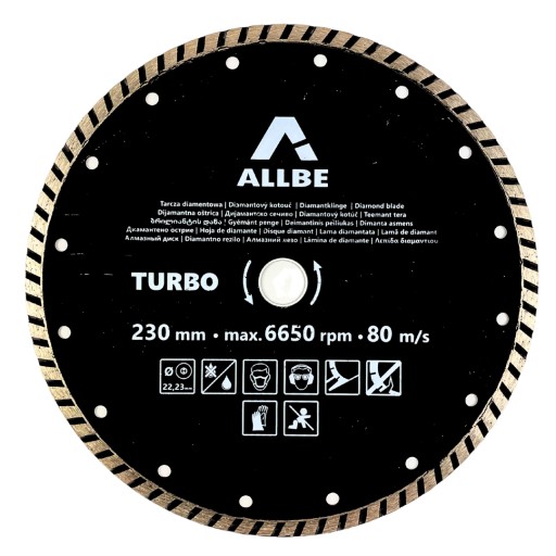 DIAMANTOVÝ DISK 230MM 22,2MM ŽELEZOBETON