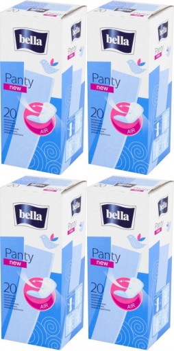 BELLA PANTY New Anatomické vložky 20 ks x 4