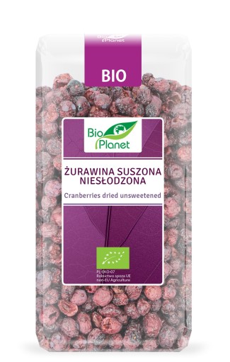 Celé sušené brusnice, nesladené, bez prísad