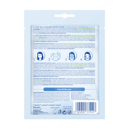 NIVEA SKIN MOISTURE Hydratačná maska na tvár