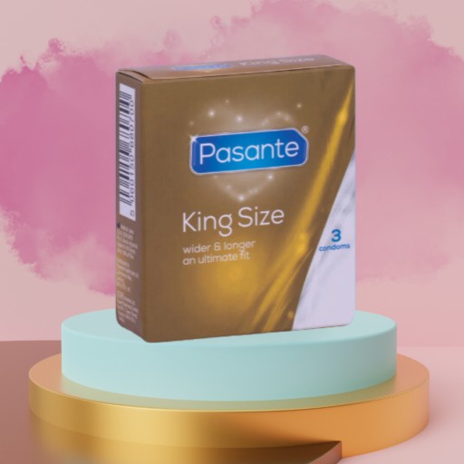Pasante King Size XL kondómy 3 kusy zväčšené