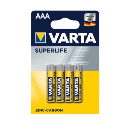 Batéria AA R6P 4 ks VARTA SUPERLIFE ZINC CARBON