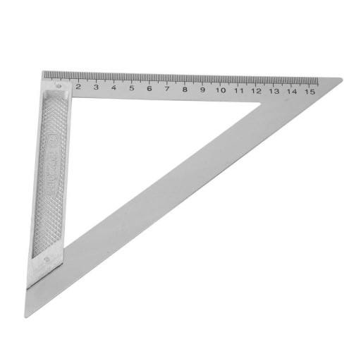 PRAVIDLO UHLOVÉ ŠTVORCOVÉ ŠTVORCOVÉ 150mm PRAVÝ UHOL KOV