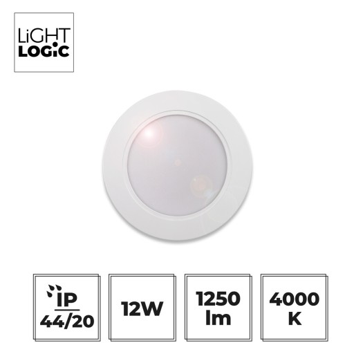 LED downlight panel, zápustné svietidlo LL AZOV 12W NW
