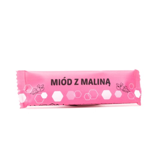 Viackvetový med s malinou 15g Łysoń