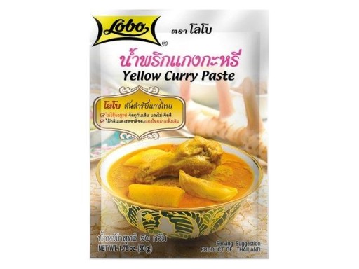 ŽLTÁ KARI PASTA LOBO THAILAND 50G ORIENT