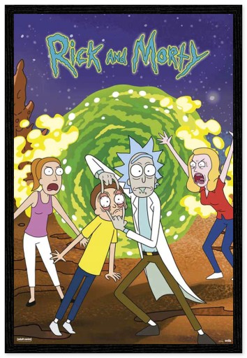 Originálny plagát Rick And Morty Portal 61x91,5cm