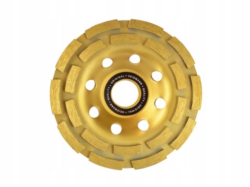 Diamantový štít. segment.duble na brúsenie betónu 125mmx22,23 Heidmann H00122
