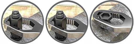 TORX UNIVERZÁLNY OTVORENÝ KĽÚČ, PALCE 8-22