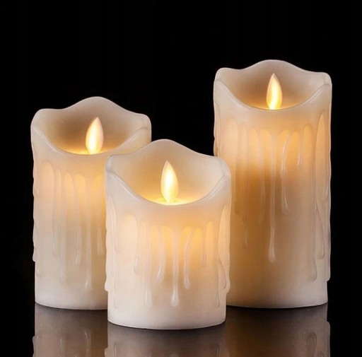 DEKORÁCIA LED SVIEČKY 15CM VLOŽKA POHYBLIVÉHO PLAMEŇA