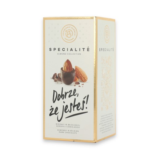 Dobre, že ste tu! Mandle v čokoláde 80g SKVELÉ