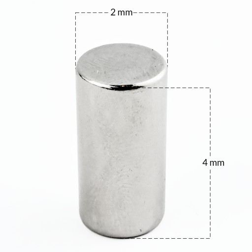 VALEC NEODYMOVÝ MAGNET 2x4 N38 SADA 75 KS