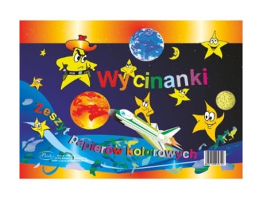 Zošit z farebných papierov A4 - Protos - výrez