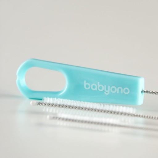 BabyOno SADA KEFIEK NA ČISTENIE TRUBIČIEK A ČISTIČ SMIER