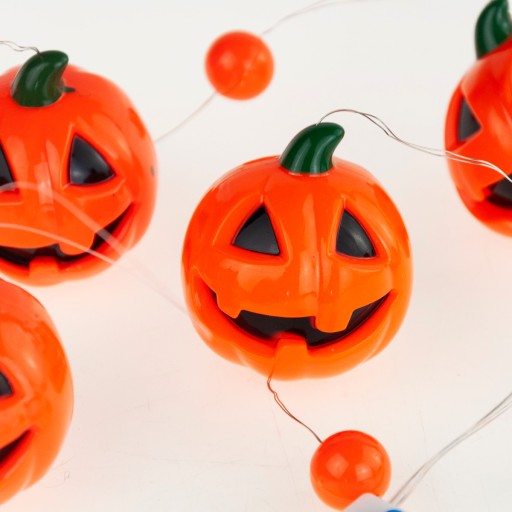 LED REŤAZ HALLOWEEN GARLAND SVIETIACA TEKVICA 5 KS
