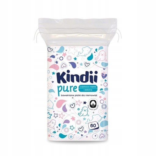 CLEANIC KINDII veľké kozmetické tampóny pre bábätká