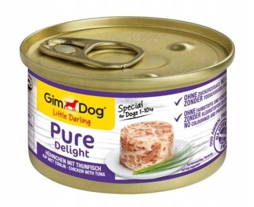 GIMDOG PURE DELIGHT CHICKEN & TUNA 85g