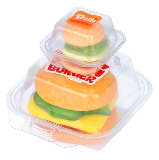 TROLLI BIG Burger Hamburgery ovocné želé 50g DE