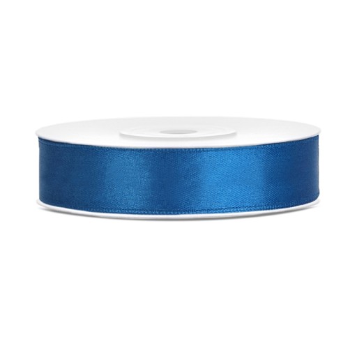 STUHA saténová stuha 1,2cm 25m modrá