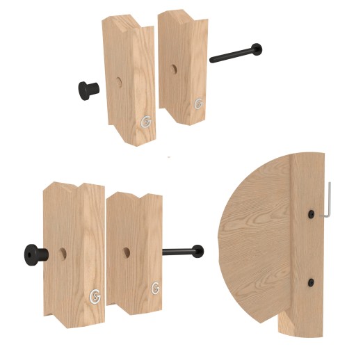 10x skrutka s plochou hlavou M6 x 60 mm, čierna metrická skrutka na nábytok