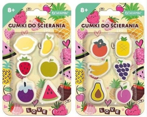 GUMY 6 KS, OVOCIE, BENJAMIN