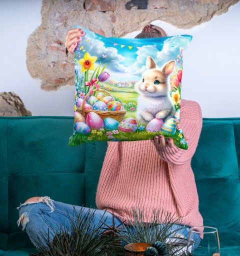Veľkonočná obliečka na vankúšik 40x40 cm Dekoratívne mnoho vzorov na vankúš Jasiek