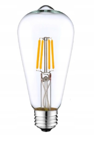 Dekoratívna LED žiarovka E27 10W=95W ST64 1050lm 3000K