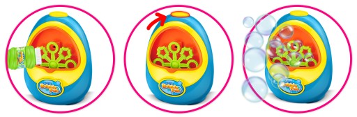 BUBLINOVÝ STROJ GENERÁTOR BUBLÍN MULTIBUBLINOVÝ STROJ RICOKIDS + KVAPALINA