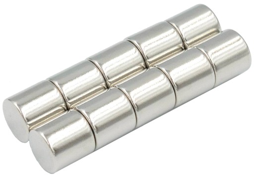SILNÝ VALEC NEODYMOVÝ MAGNET 8x8 - SADA 2 / NEODYMOVÉ MAGNETY /