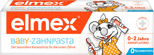 Detská zubná pasta Elmex od 0 do 2 rokov