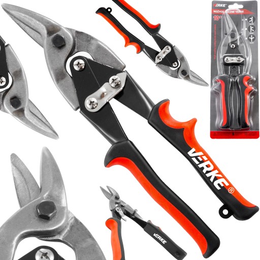 RUČNÉ nožnice na strihanie plechu 10'' ĽAVÉ 250 mm