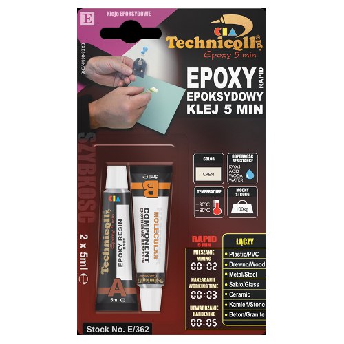 EPOXIDOVÉ LEPIDLO 5 MIN. 2X5ML