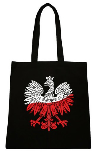 Bavlnená taška s vlasteneckou vlajkou Poľský znak