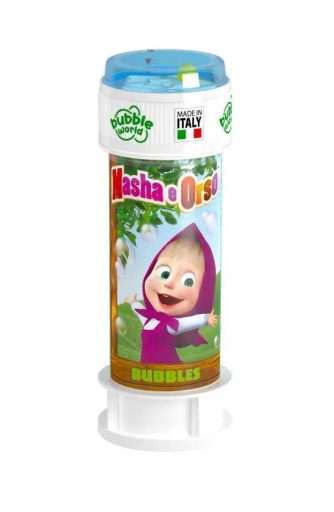 Mydlové bubliny 60 ml Máša a medveď