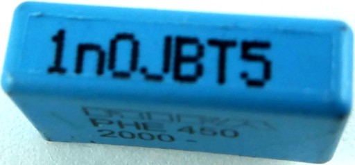 RIFA Fólia 1nF 5% 2000V DC 10ks.
