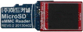 Čítačka modulov Odroid eMMC