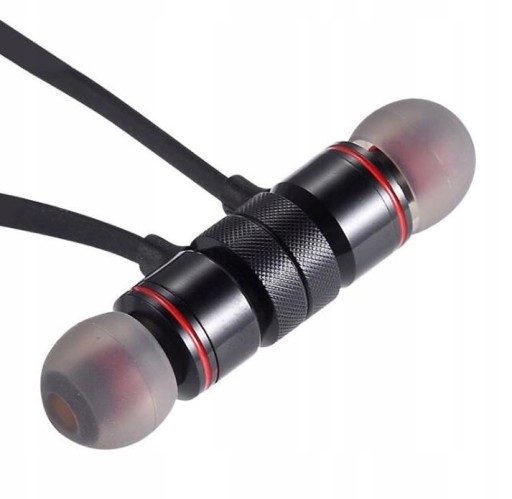 BEZDRÔTOVÉ ŠPORTOVÉ SLÚCHADLÁ BLUETOOTH DO UŠÍ NA BEŽANIE MIKROFÓNU