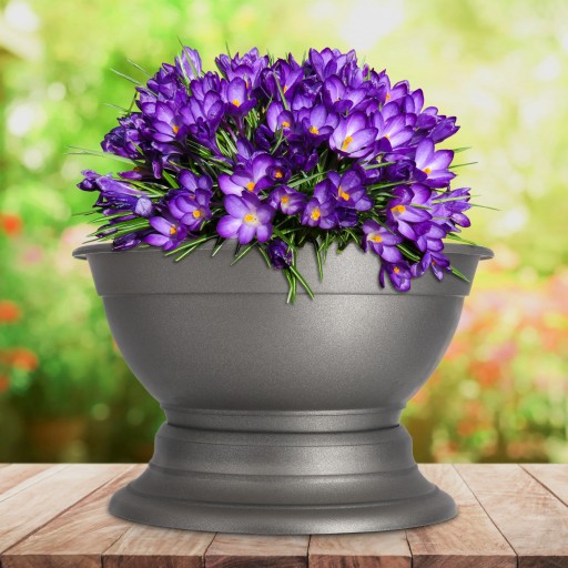CINTORINOVÝ KVETINÁČ NÁHROBKOVÁ MISKA PLASTOVÝ KRYT TRÁVNIK 26cm