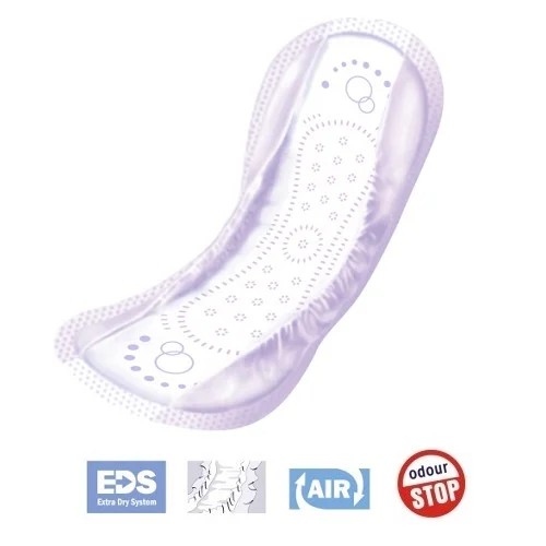 Urologické vložky pre ženy Seni Lady Slim Normal 15 ks. Rozmer 10,5 x 28 cm