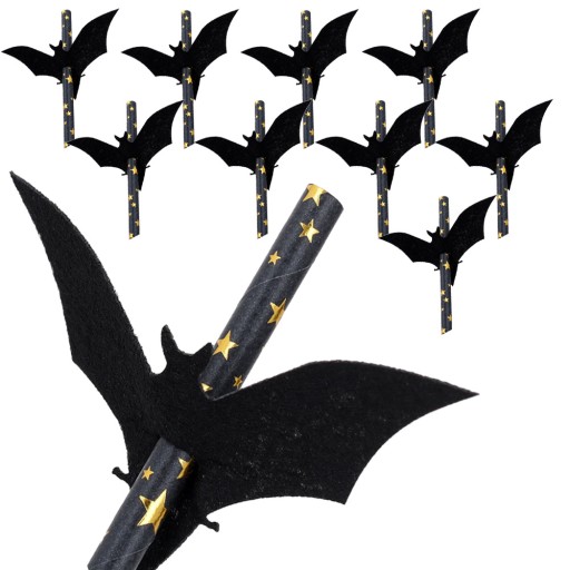 Slamená dekorácia Dekoratívne toppery na Halloween