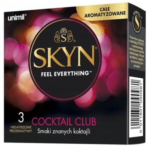 Unimil Skyn Cocktail Club kondómy 3 kusy
