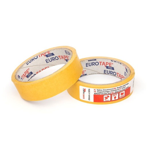 Obojstranná páska 24mm/10m Euro Páska žltá TDDU-89B