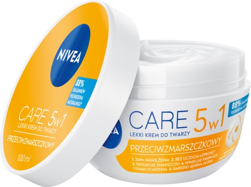 NIVEA CARE 5v1 Krém na tvár proti vráskam proti starnutiu 100 ml