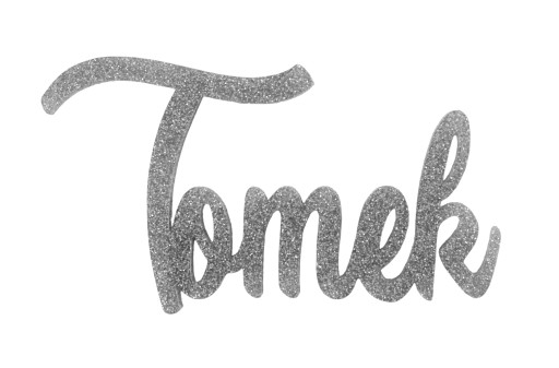 NAME TOPPER Voľný text Dekorácia na tortu